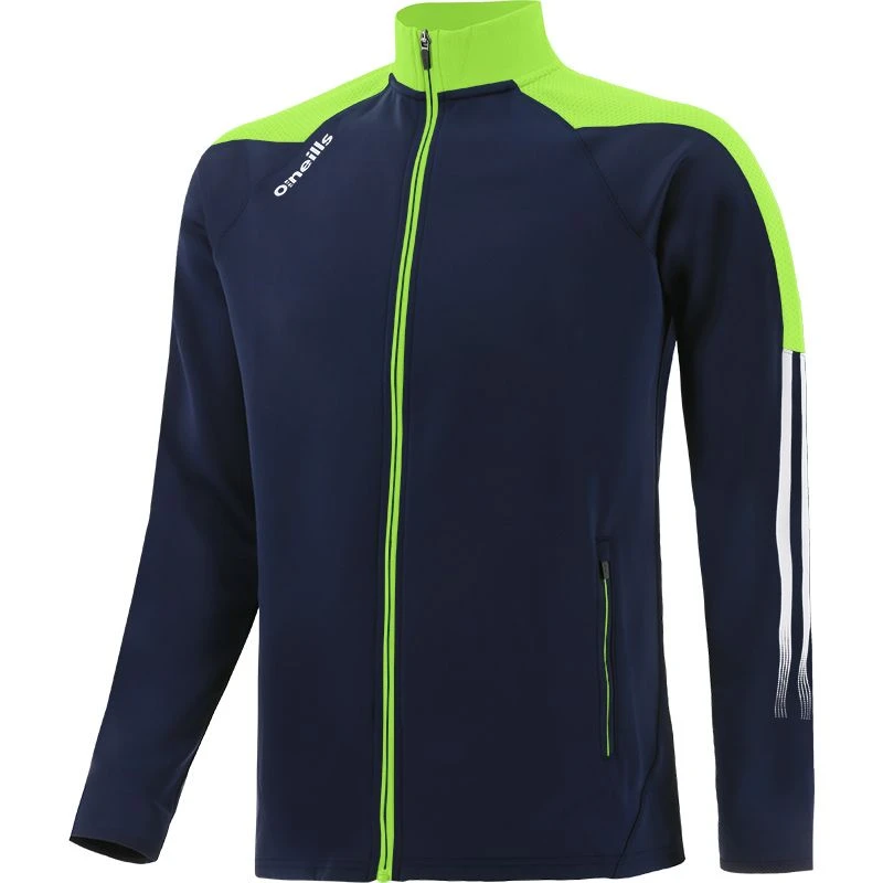 Men's Nevada Hybrid Full Zip Top Marine / Green / White 3 Men's Nevada Hybrid Full Zip Top Marine / Green / White