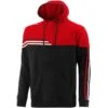 Men's Nevis Fleece Overhead Hoodie Black / Red / White -Guin Sales Store nevis 011 flc hoodie blk red wht 3s 1