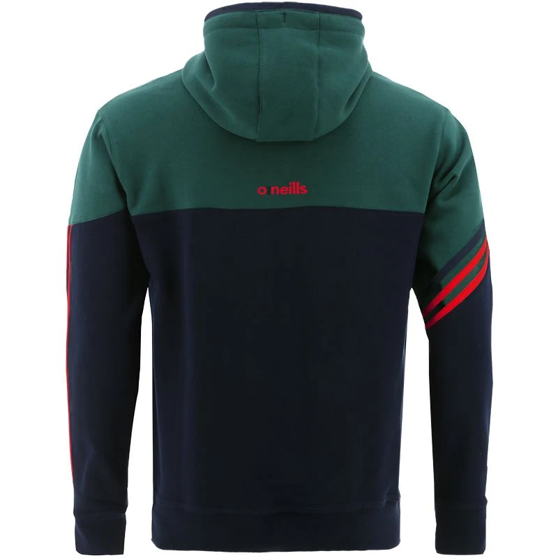 Men's Nevis Fleece Overhead Hoodie Marine / Bottle / Red 4 Men's Nevis Fleece Overhead Hoodie Marine / Bottle / Red - Image 2