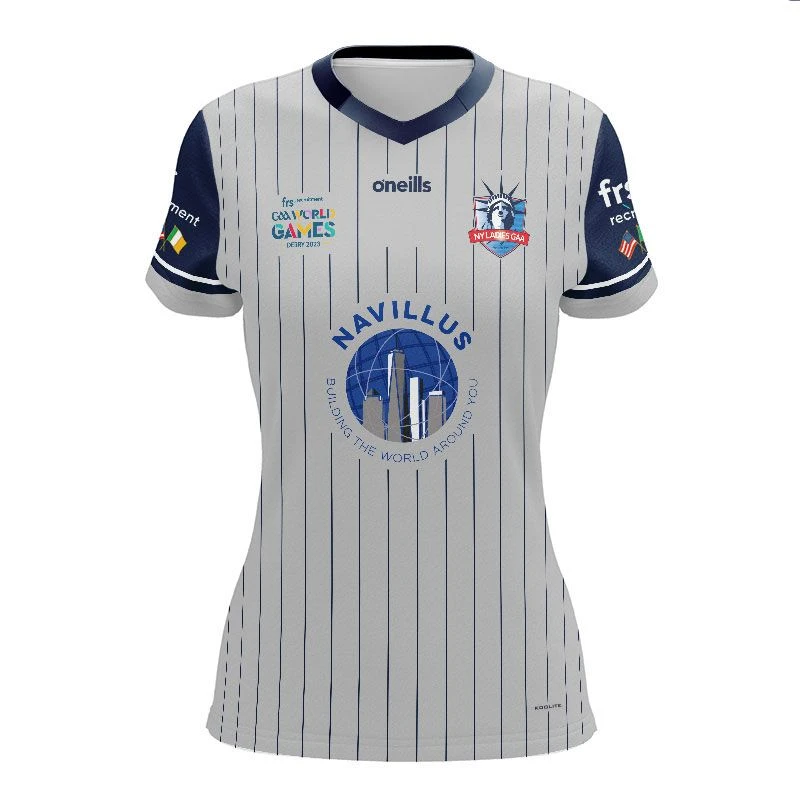 New York Ladies International LGFA GAA World Games Women's Fit Jersey 3 New York Ladies International LGFA GAA World Games Women's Fit Jersey