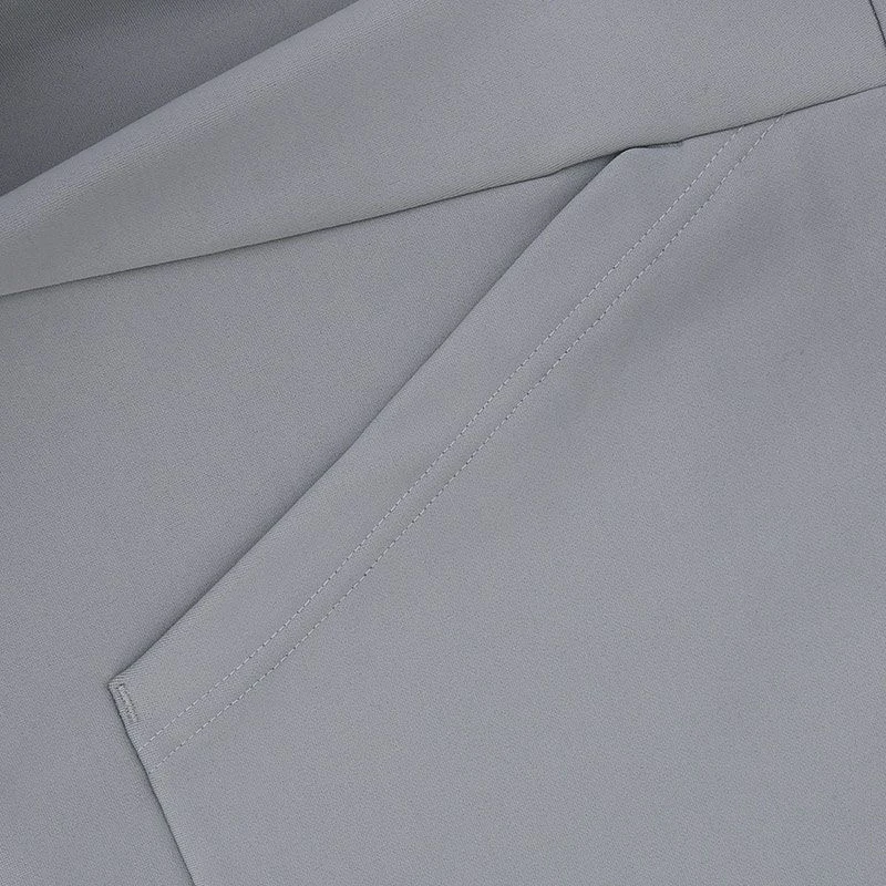 Men's Niall Overhead Fleece Hoodie Grey 9 Men's Niall Overhead Fleece Hoodie Grey - Image 7