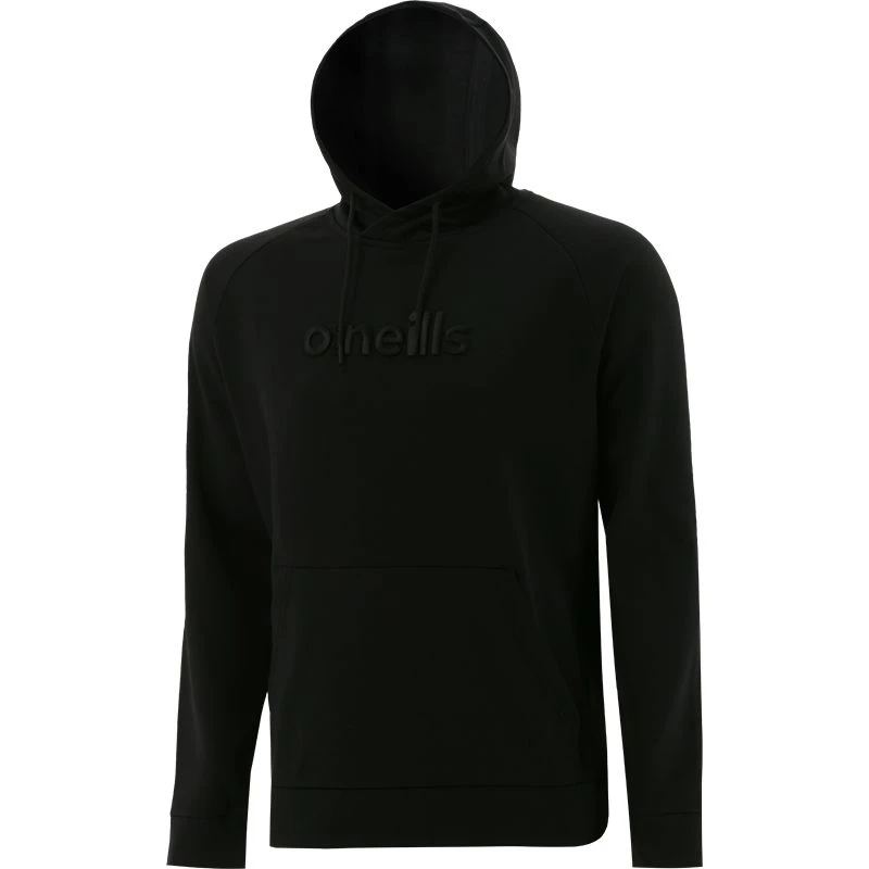 Men's Niall Overhead Fleece Hoodie Black 6 Men's Niall Overhead Fleece Hoodie Black - Image 4