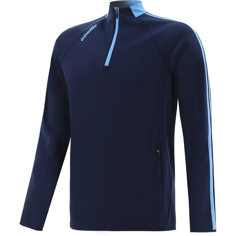 Men's Ohio Hybrid Half Zip Top Marine / Sky 3 Men's Ohio Hybrid Half Zip Top Marine / Sky