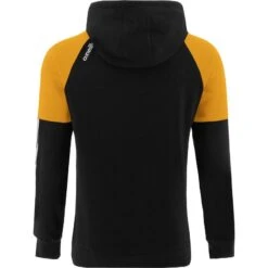 Men's Oslo Fleece Pullover Hoodie Black / Amber / White -Guin Sales Store oslo 011 2 gen bkamwh adlt p2 1
