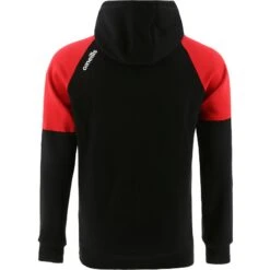 Men's Oslo Fleece Pullover Hoodie Black / Red / White 8 Men's Oslo Fleece Pullover Hoodie Black / Red / White -Guin Sales Store oslo 011 2 gen bkrdwh adlt p2
