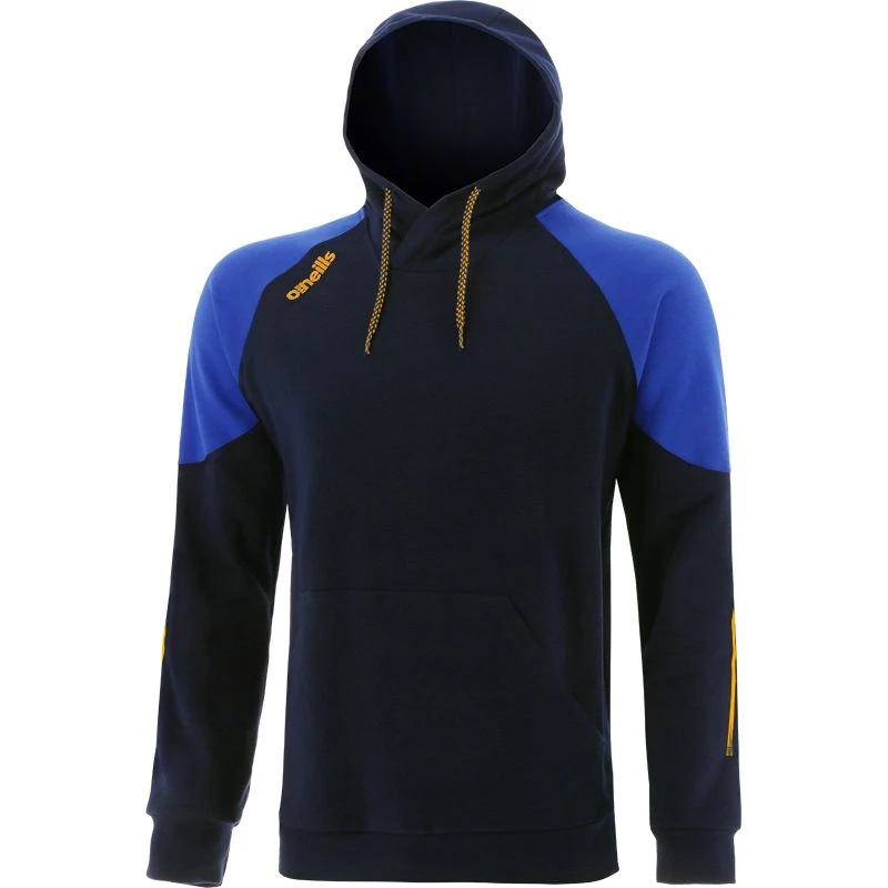 Men's Oslo Fleece Pullover Hoodie Marine / Royal / Amber 3 Men's Oslo Fleece Pullover Hoodie Marine / Royal / Amber