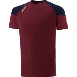 Men's Oslo T-Shirt Maroon / Marine / White
