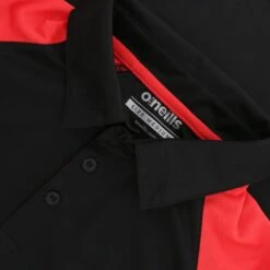 Men's Oslo Polo Shirt Black / Red / White -Guin Sales Store oslo 061 2 gen bkrdwh adlt p5 1