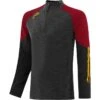 Men's Oslo Brushed Half Zip Top Black / Maroon / Amber 2 Men's Oslo Brushed Half Zip Top Black / Maroon / Amber -Guin Sales Store oslo 184 2 gen bkmram adlt p1