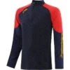 Men's Oslo Brushed Half Zip Top Marine / Red / Amber -Guin Sales Store oslo 184 2 gen merdam adlt p1