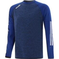 Men's Osprey Brushed Crew Neck Sweatshirt Marine / Royal / White