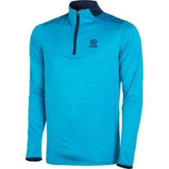 Men's Pluto Half Zip Midlayer Top Blue / Marine