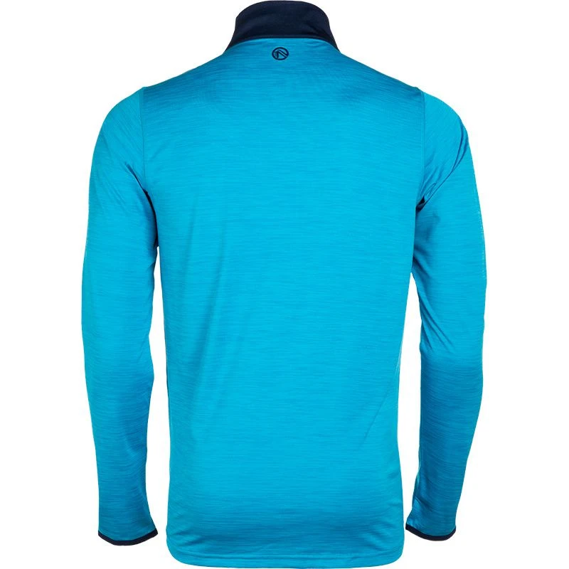 Men's Pluto Half Zip Midlayer Top Blue / Marine 4 Men's Pluto Half Zip Midlayer Top Blue / Marine - Image 2