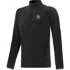 Men's Pluto Brushed Half Zip Top Dark Grey / Silver