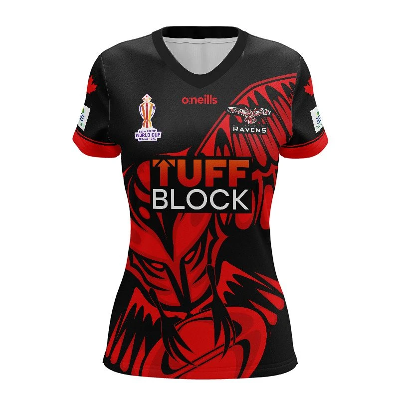Canada Ravens RLWC Ladies' Primary Replica Jersey 3 Canada Ravens RLWC Ladies' Primary Replica Jersey