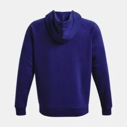 Under Armour Men's Rival Fleece Full Zip Hoodie Sonar Blue / Onyx White -Guin Sales Store ps1357111 468 hb