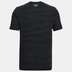 Under Armour Men's Seamless Wave Short Sleeve T-Shirt Black / Mod Grey 11 Under Armour Men's Seamless Wave Short Sleeve T-Shirt Black / Mod Grey -Guin Sales Store ps1373726 001 hb