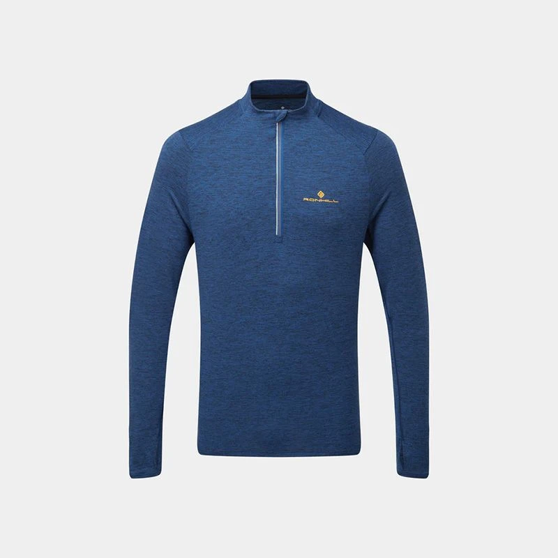 Ronhill Men's Life Practice Half Zip Top Dark Cobalt