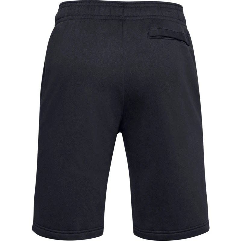 Under Armour Men's Rival Fleece Shorts Black / Onyx White 4 Under Armour Men's Rival Fleece Shorts Black / Onyx White - Image 2