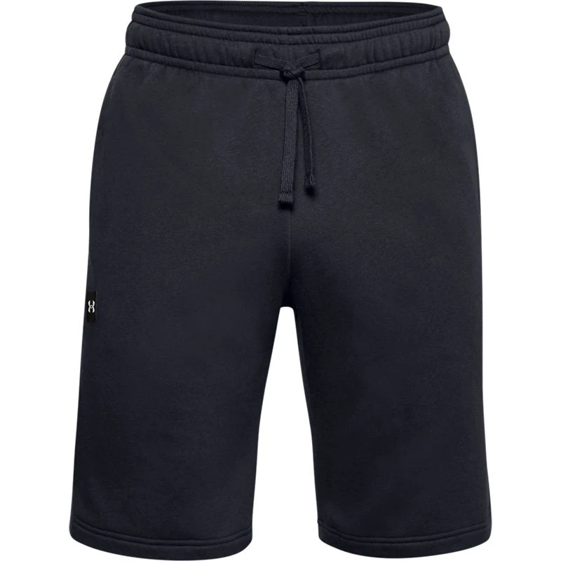 Under Armour Men's Rival Fleece Shorts Black / Onyx White 3 Under Armour Men's Rival Fleece Shorts Black / Onyx White