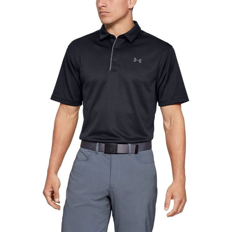 Under Armour Men's Tech Polo Black / Graphite / Graphite 3 Under Armour Men's Tech Polo Black / Graphite / Graphite