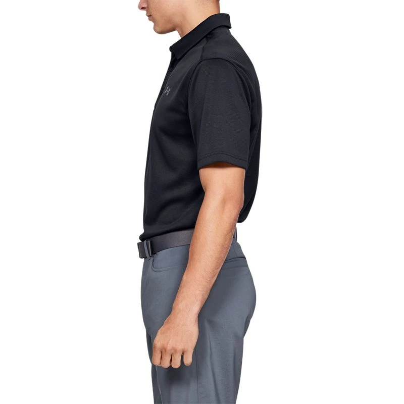 Under Armour Men's Tech Polo Black / Graphite / Graphite 5 Under Armour Men's Tech Polo Black / Graphite / Graphite - Image 3