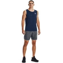Under Armour Men's Tech™ Tank 2.0 Academy / White -Guin Sales Store s7.v5 1328704 409 fsf