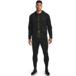 Under Armour Men's Armour Fleece® Full Zip Hoodie Black -Guin Sales Store s7.v5 1357110 001 fsf