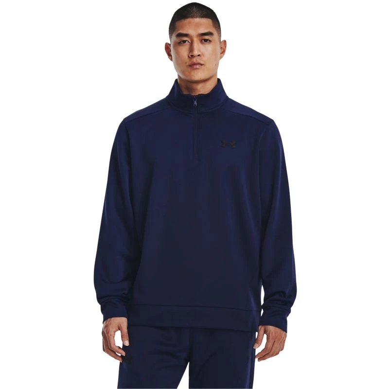 Under Armour Men's Fleece® ¼ Zip Midnight Navy / Black 3 Under Armour Men's Fleece® ¼ Zip Midnight Navy / Black