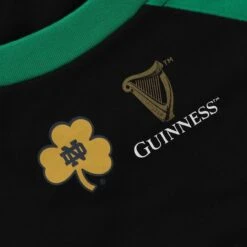 Trad Craft Men's Notre Dame Game Time T-Shirt Black / Emerald -Guin Sales Store trad craft tee black guin scarf toucan raglan 4