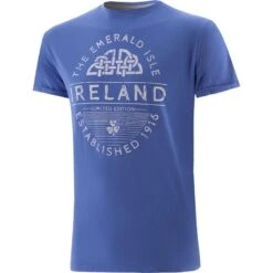Trad Craft Men's Emerald Isle 1916 T-Shirt Cornflower Blue