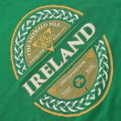 Trad Craft Men's Ireland Emerald Isle Classic T-Shirt Emerald 7 Trad Craft Men's Ireland Emerald Isle Classic T-Shirt Emerald -Guin Sales Store tradcraft emer trad ireland classic tee p1618 p3