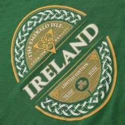 Trad Craft Men's Ireland Emerald Isle Classic T-Shirt Sage -Guin Sales Store tradcraft sage trad ireland classic tee p1617 p3