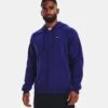 Under Armour Men's Rival Fleece Full Zip Hoodie Sonar Blue / Onyx White -Guin Sales Store v5 1357111 468 fc