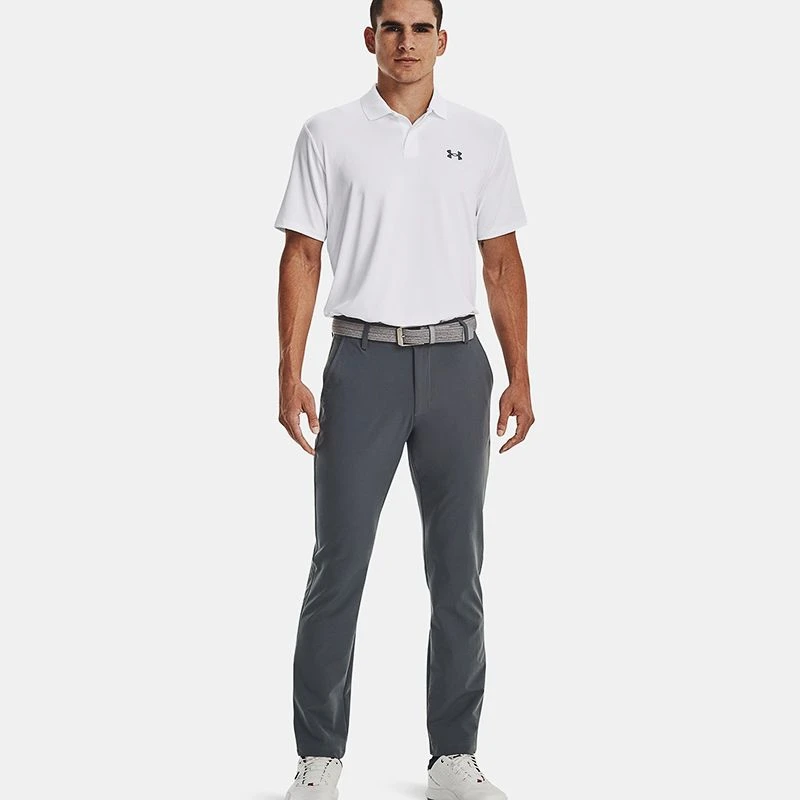 Under Armour Men's Performance 3.0 Polo White / Pitch Grey 5 Under Armour Men's Performance 3.0 Polo White / Pitch Grey - Image 3
