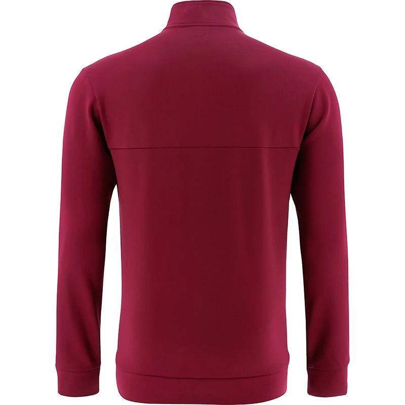 Men's Zack Half Zip Top Red / Silver 4 Men's Zack Half Zip Top Red / Silver - Image 2