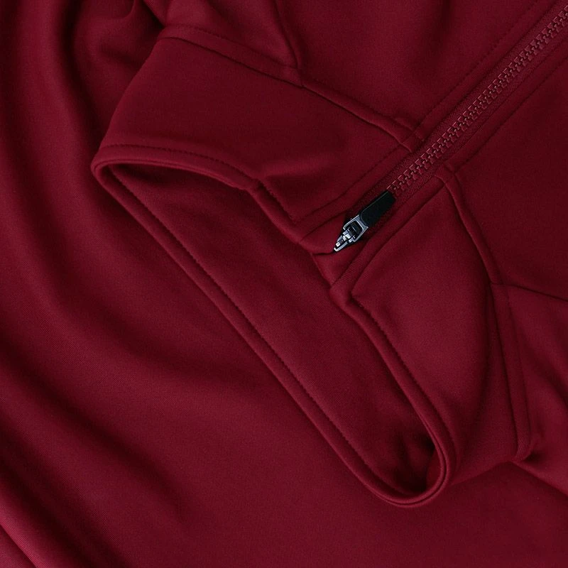 Men's Zack Half Zip Top Red / Silver 7 Men's Zack Half Zip Top Red / Silver - Image 5